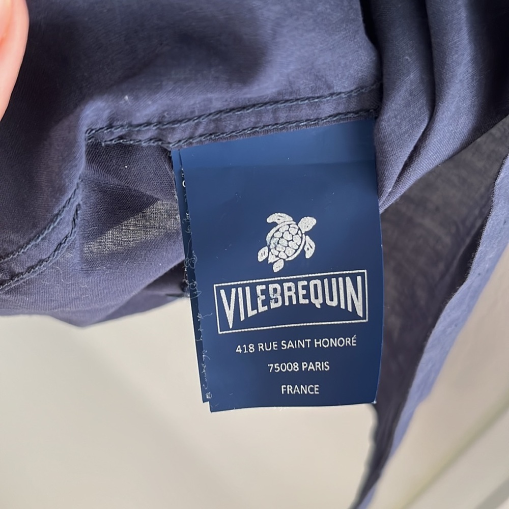 Vilebrequin men’s shirt XS NAVY - Picture 4 of 5